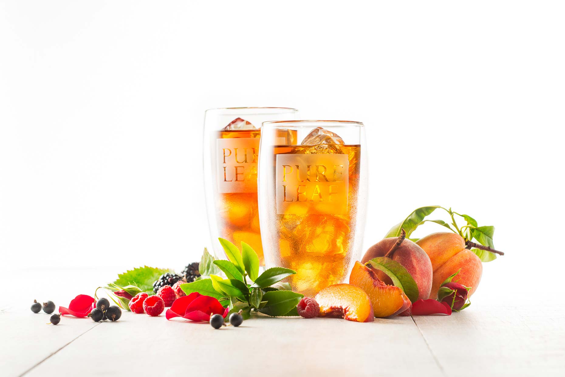 Peach & Raspberry Pure Leaf Tea with Fruit